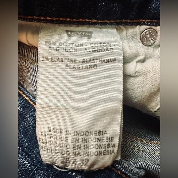 LEVI’s Low Rise Straight Leg Denim Jeans Women Sz 28 - Picture 3 of 5